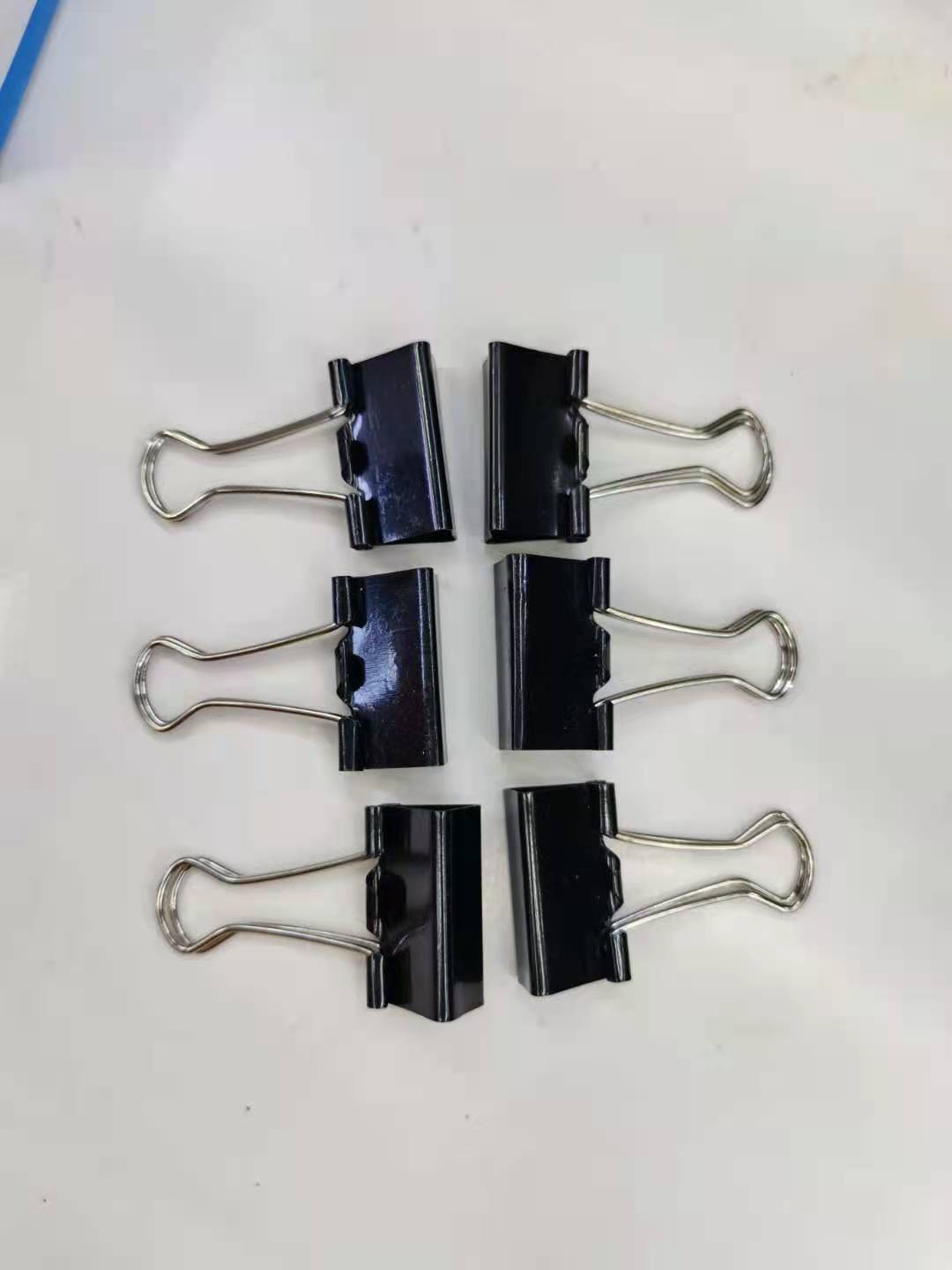 15MM boxed swallowtail clip, metal hollowed-out long tail clip, mixed folder, organizing clip, book clip, swallowtail clip Specification image