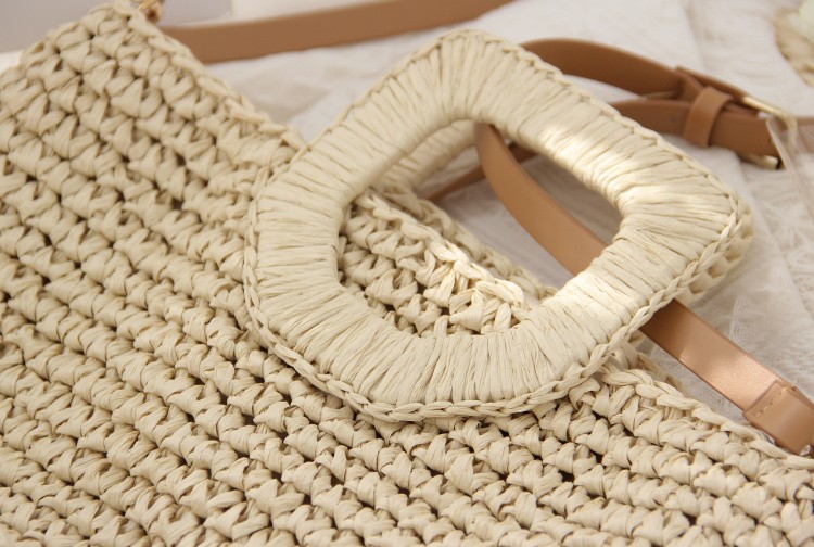 2021新款草编包斜跨手提海边度假包单价大容量休闲包包日韩潮女包详情图9