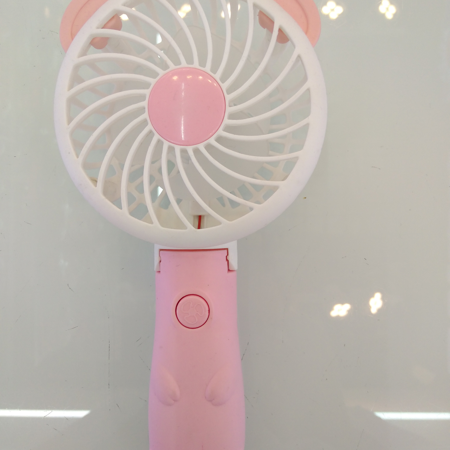 熊折叠电动风扇图