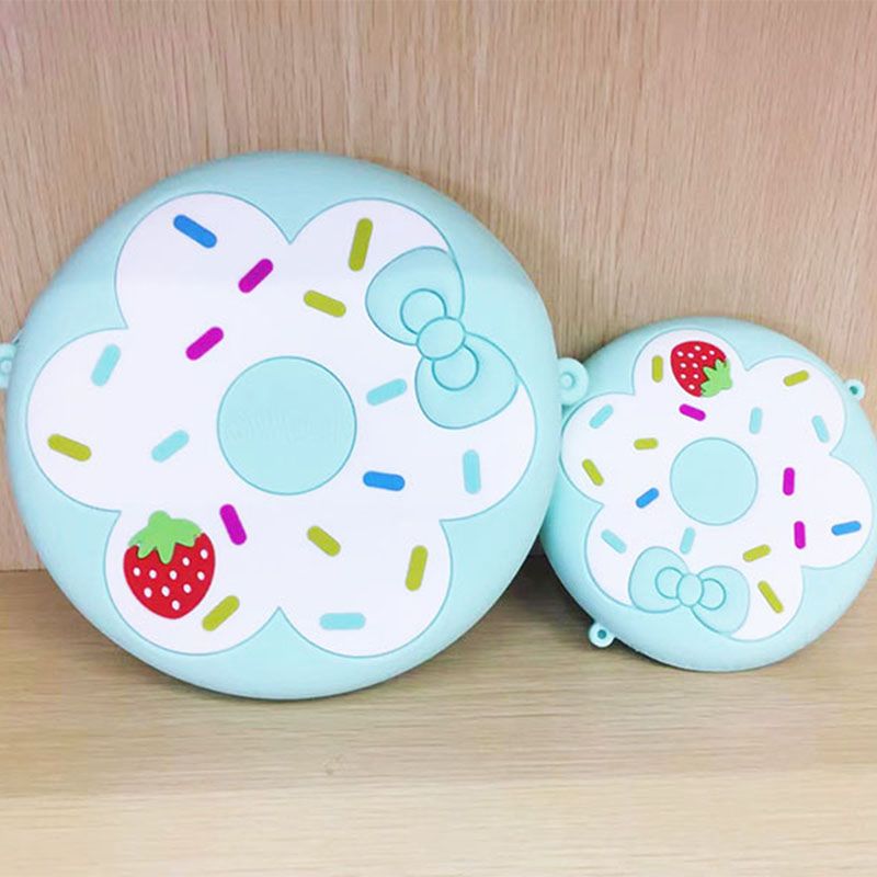 网红爆款硅胶包大草莓花包玩具包时尚百搭包细节图