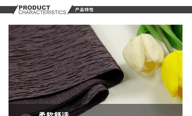 Jacquard tripe fabric, creased fabric, chair cover, casual sportswear, women's clothing, bubble fabric detail image 5