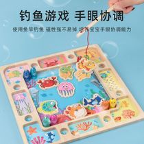 Children's puzzle logical thinking training mobile car walking maze wood play parent-child interactive games