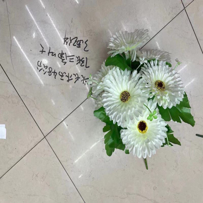 7 shining chrysanthemums, artificial flowers, v planning, v just gave a red envelope