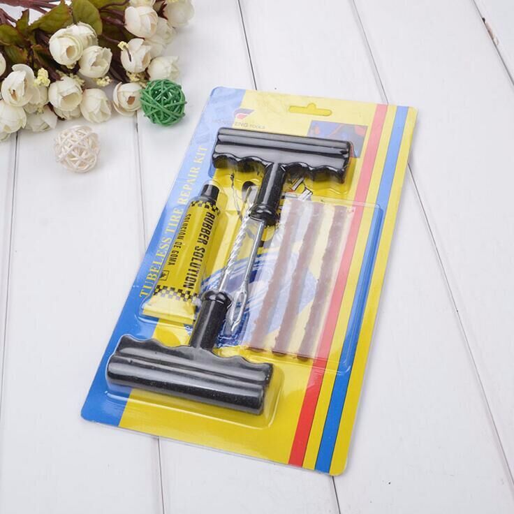 Automobile emergency supplies, repair tools set, tire repair tools 6-piece set, car tire repair tools