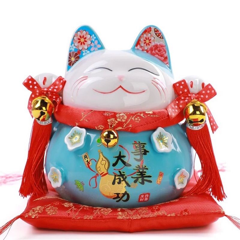 Nantai Blue lovely ceramic storage tank available in living room office thumbnail
