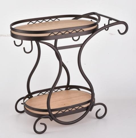 Multi-functional storage rack in bronze and gold detail image 1