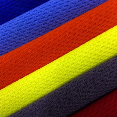 Stock supply sportswear bird's eye healthy mesh fabric moisture wicking and sweat clothing fabric millet Tong