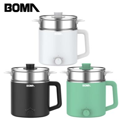 博马品牌 电煮锅迷你锅多功能一体锅家用电火锅爆款包邮304不锈钢