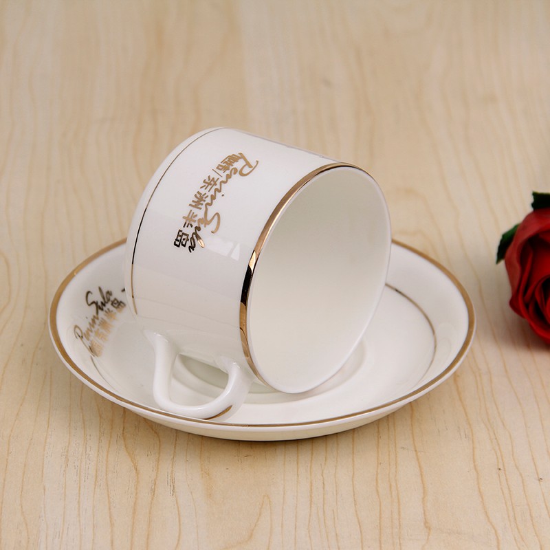 Ceramic cups, bone China coffee cups, saucers, water cups, tea cups, cutlery, customizable logo, Australian style gift cups, and gifts detail image 3