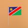 14*21纳米比亚8号手摇旗带杆子外国世界旗图