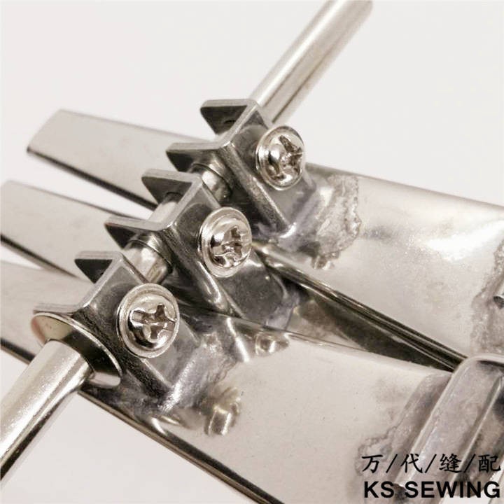 单个多针筒连架子1412多针车贴条筒VC008橡胶车贴边筒双下卷不毛边耳仔筒卷趴条筒详情6