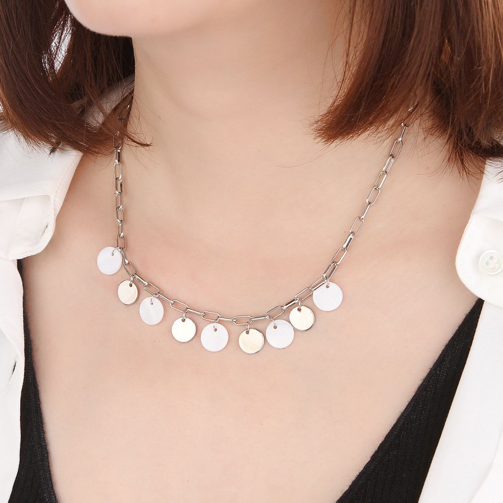 Shell Necklace Collarbone Chain details Picture
