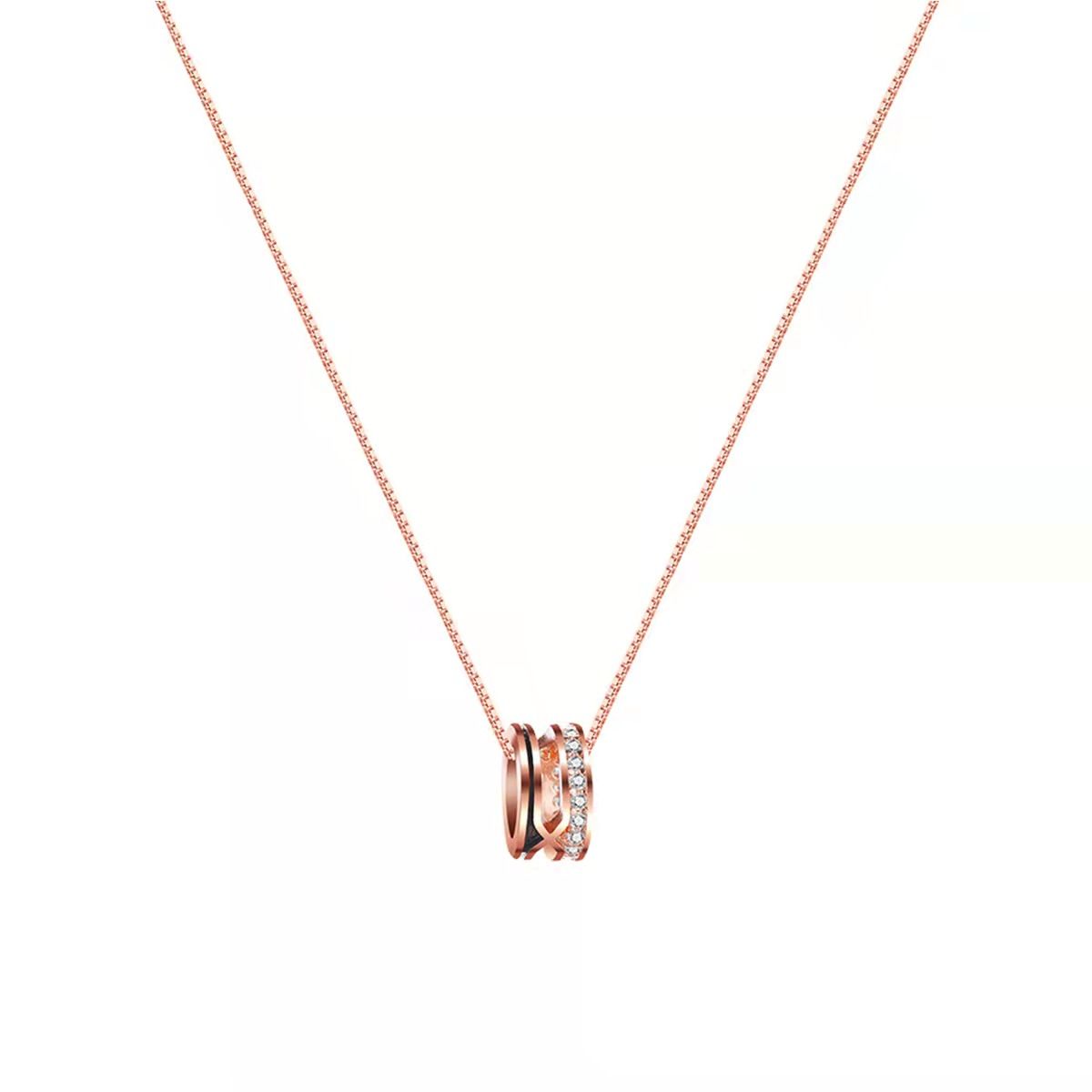 A fashionable Korean-style, simple and niche design, high-end and cold ladies' necklace