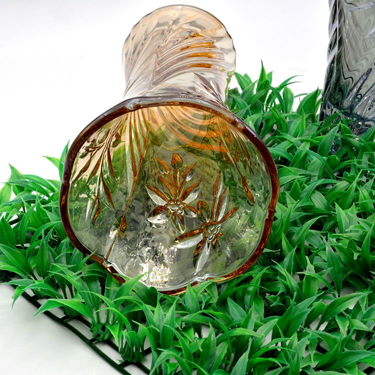 电镀彩色玻璃花瓶HP-15详情图2