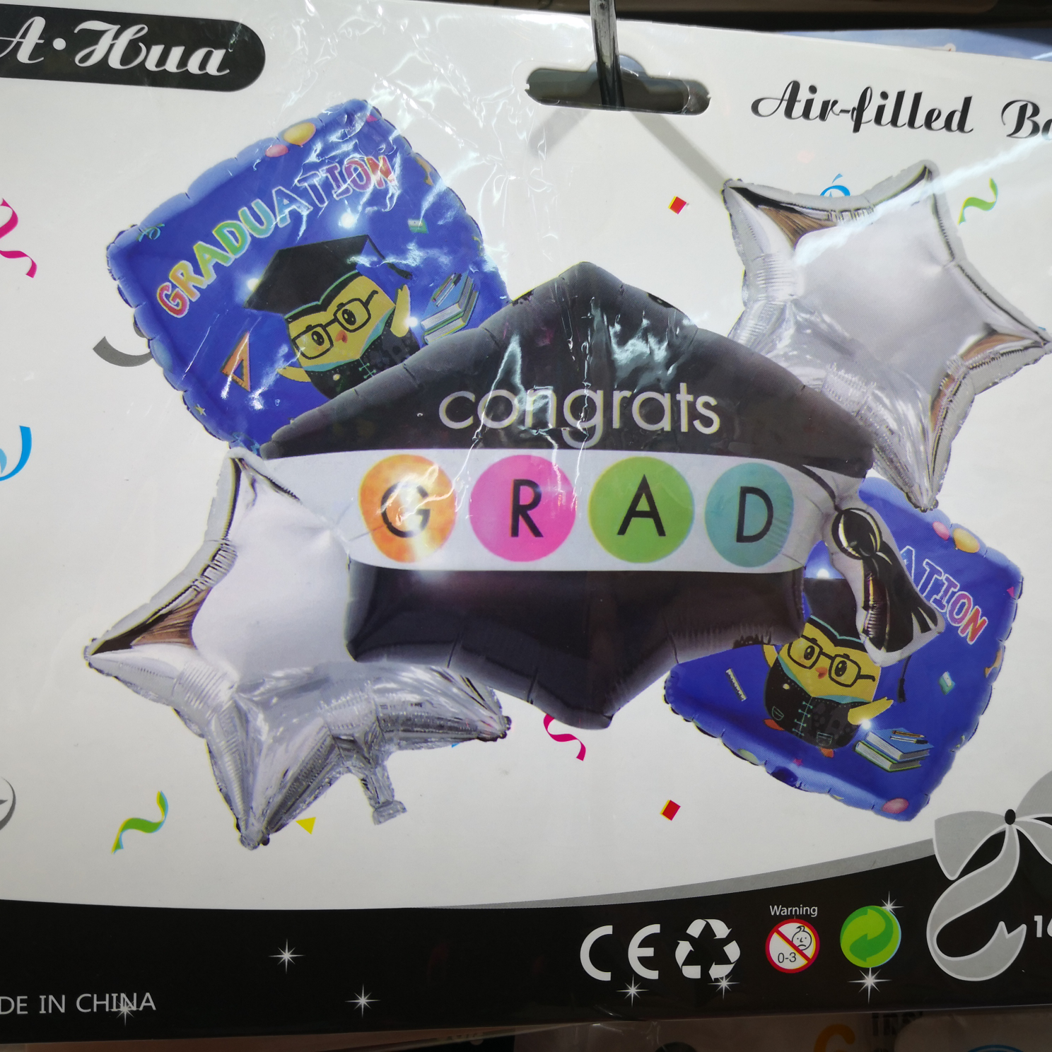 Five combination graduation caps thumbnail