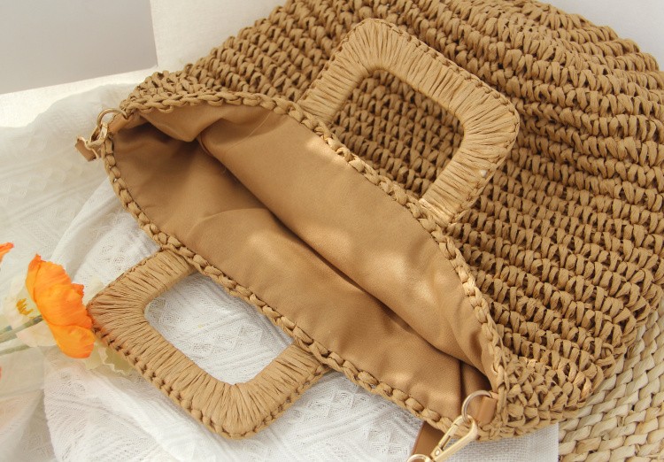 2021新款草编包斜跨手提海边度假包单价大容量休闲包包日韩潮女包详情图19