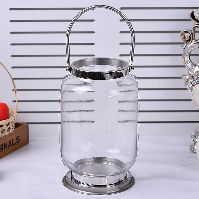 Creative transparent glass vase hydroponic green plants simple flower ware home decoration decoration wholesale