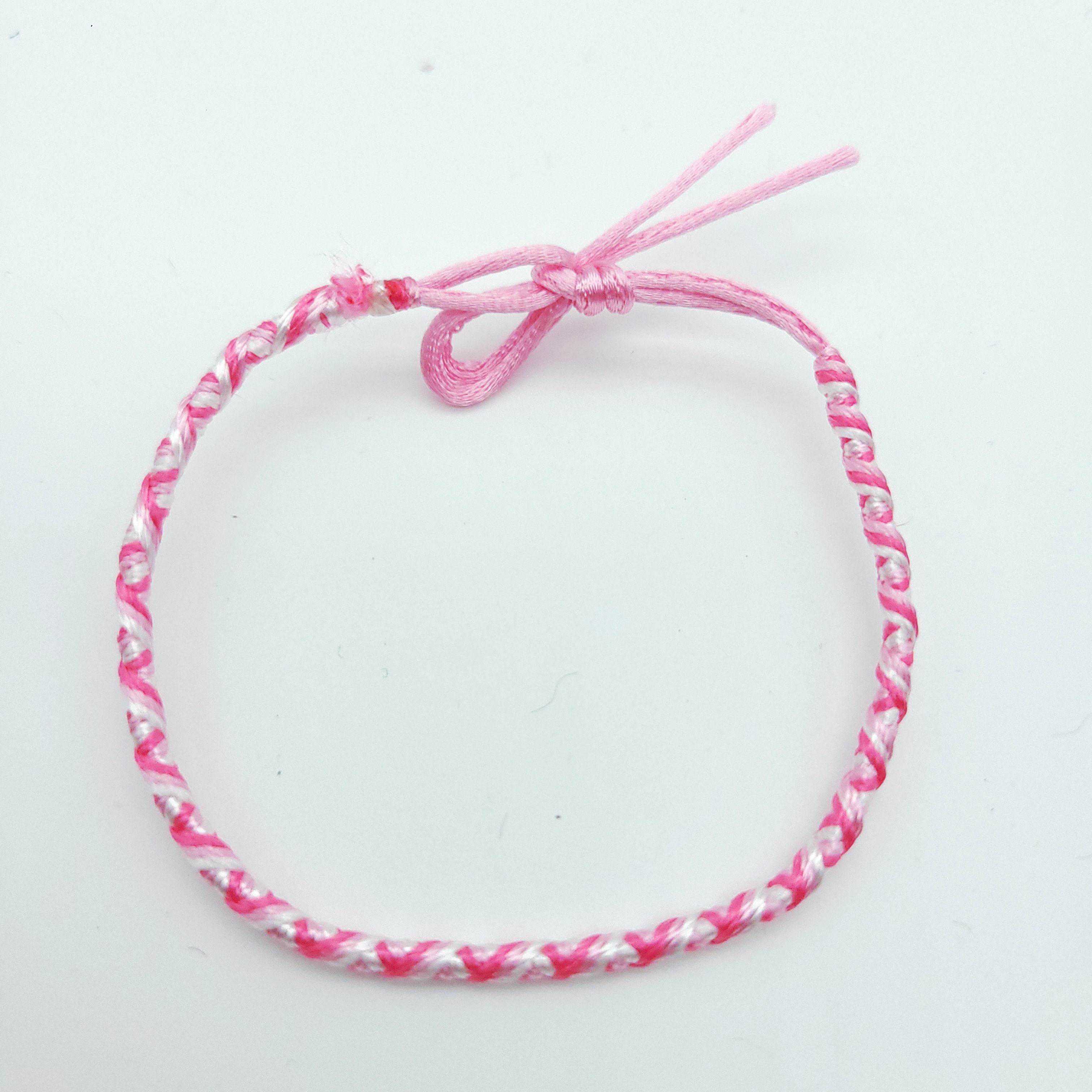 手链手链新款时尚潮流欧美流行跨境幸运绳友谊手链晶诺手工