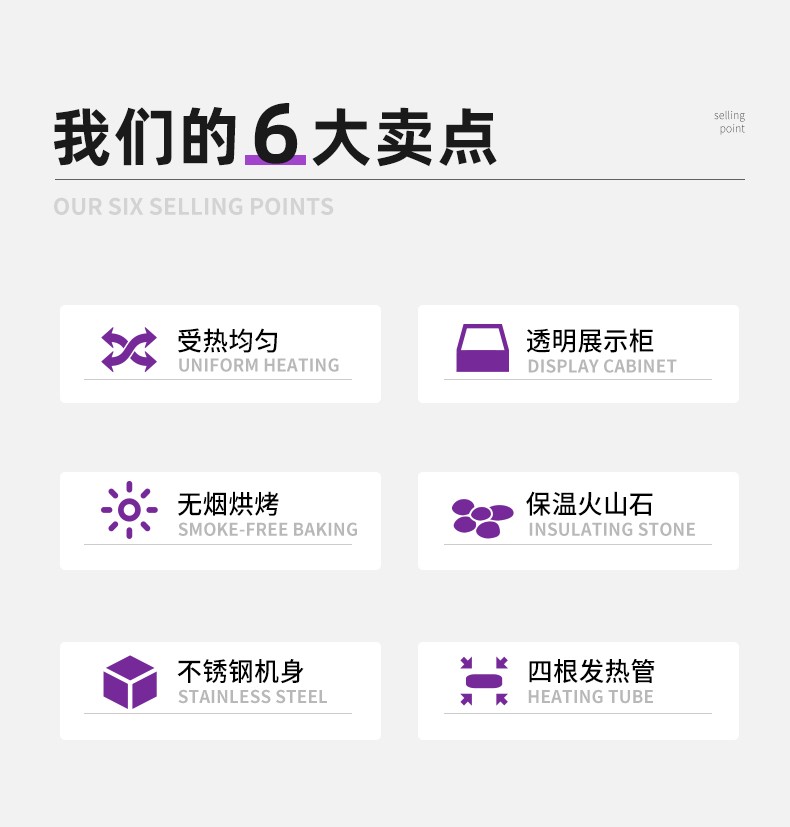 杜启台式烤箱烤地瓜机商用街头摆摊烤红薯机小吃苞米土豆红薯设备详情图2