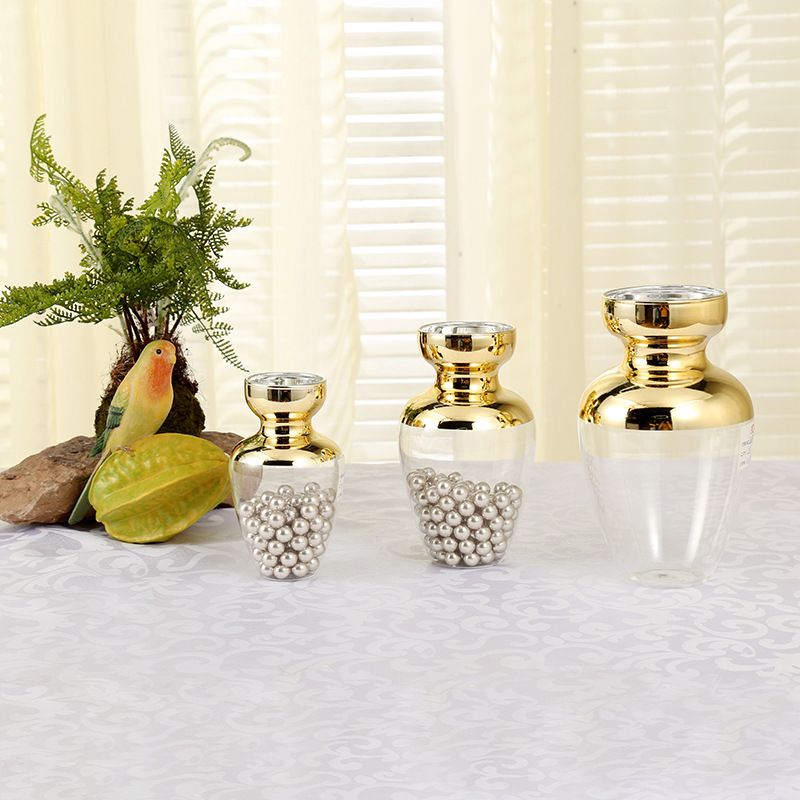 Spot glass vase furniture decoration vase European simple transparent vase home decoration decoration wholesale