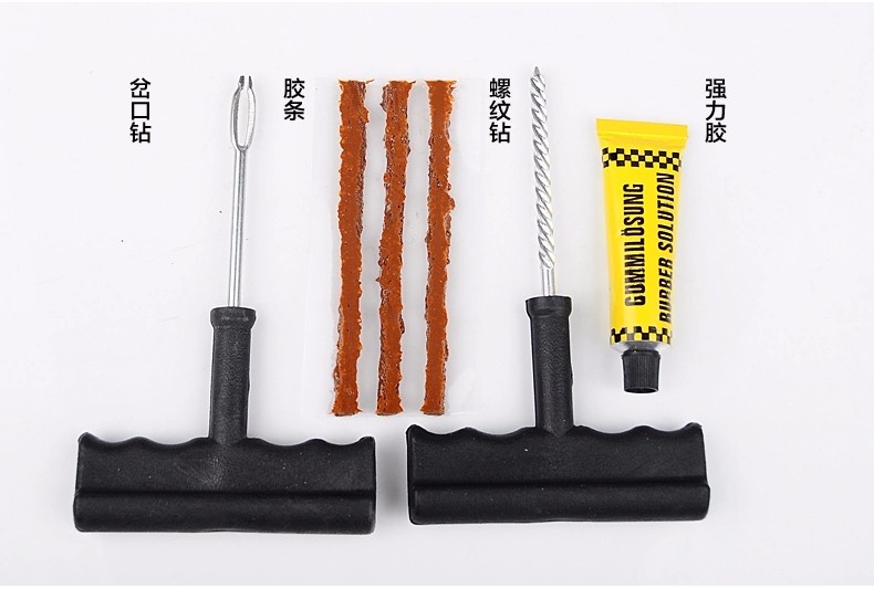 Automobile emergency supplies, repair tools set, tire repair tools 6-piece set, car tire repair tools detail image 1