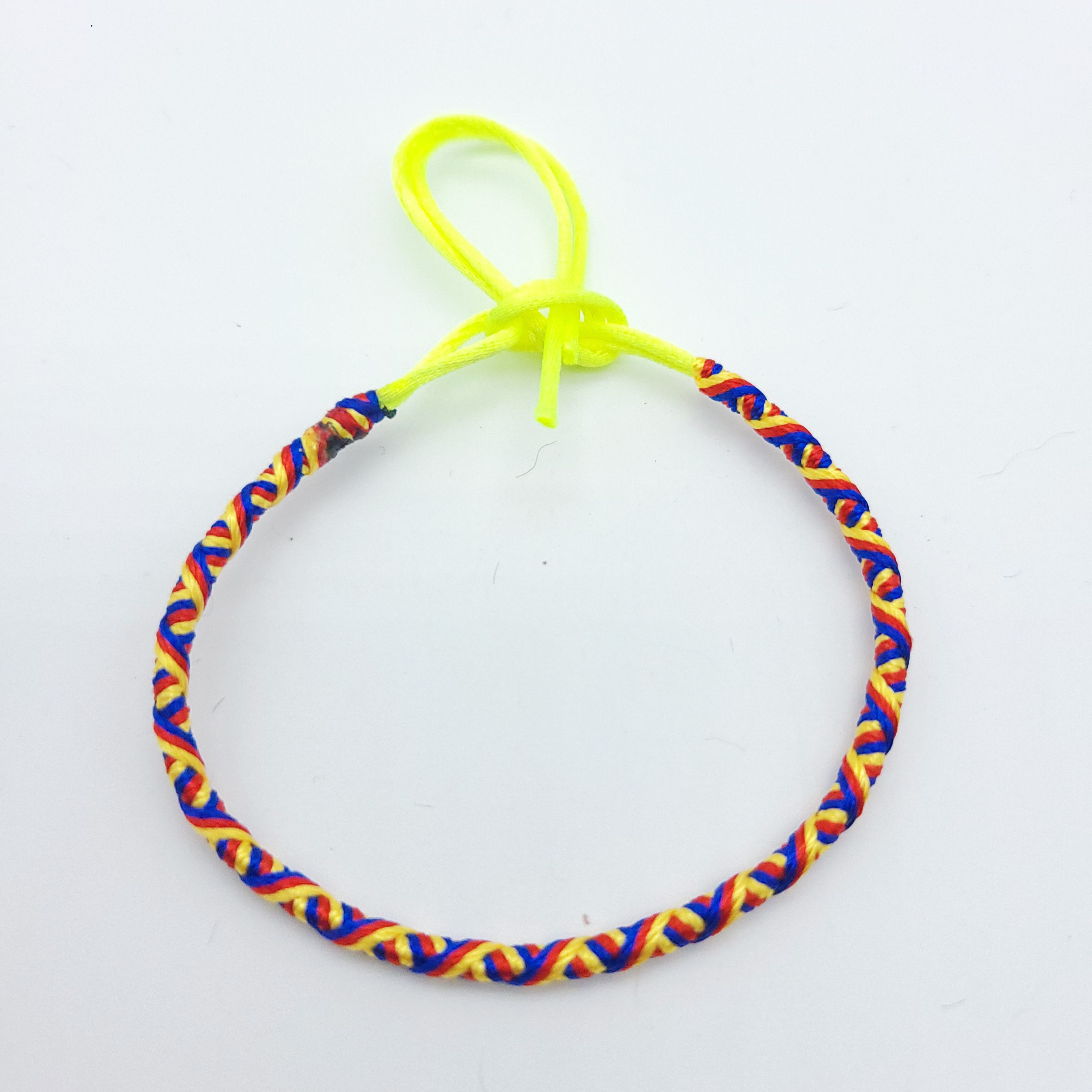 手链新款时尚潮流欧美流行跨境幸运绳友谊手链晶诺手工426