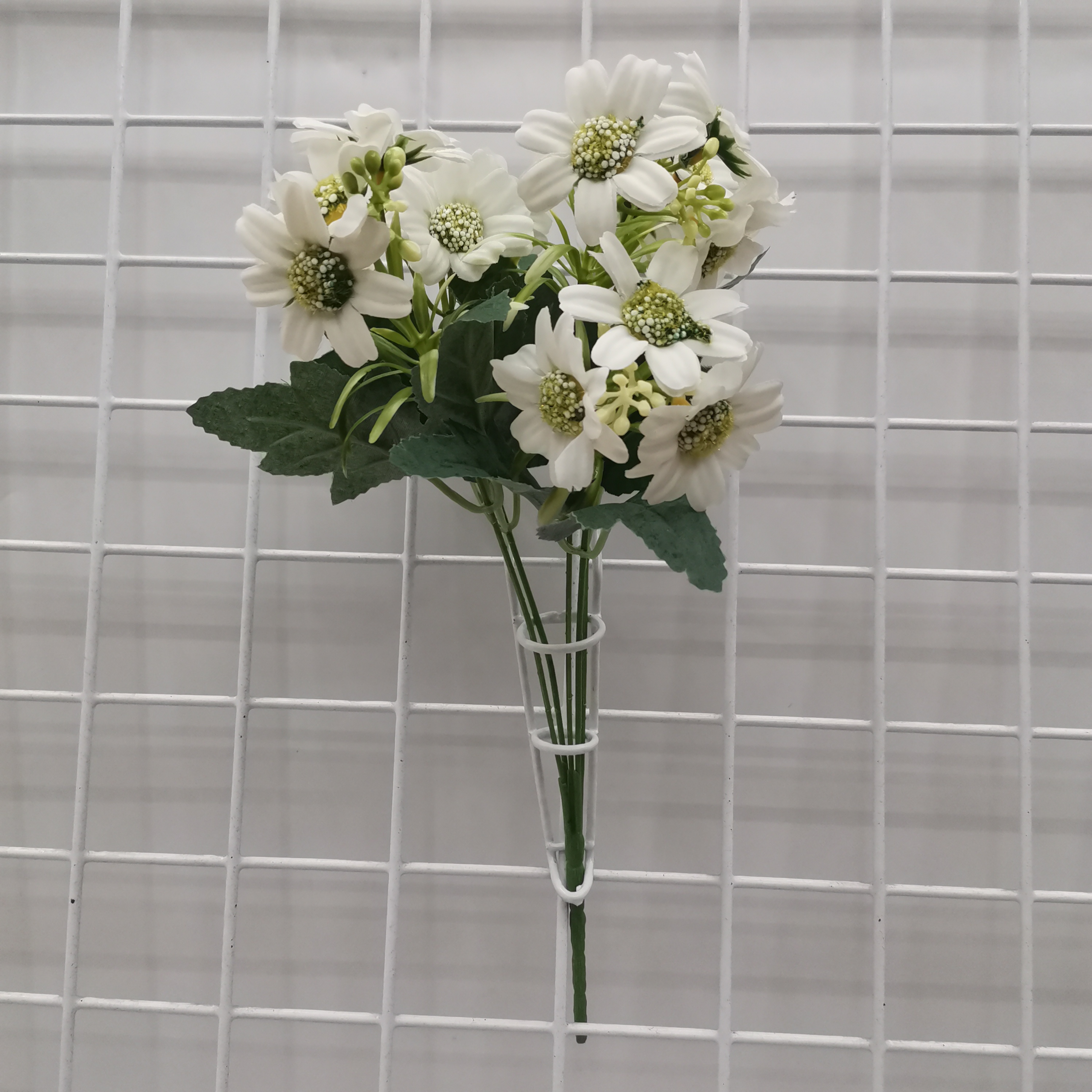 5叉028#玲珑菊白色