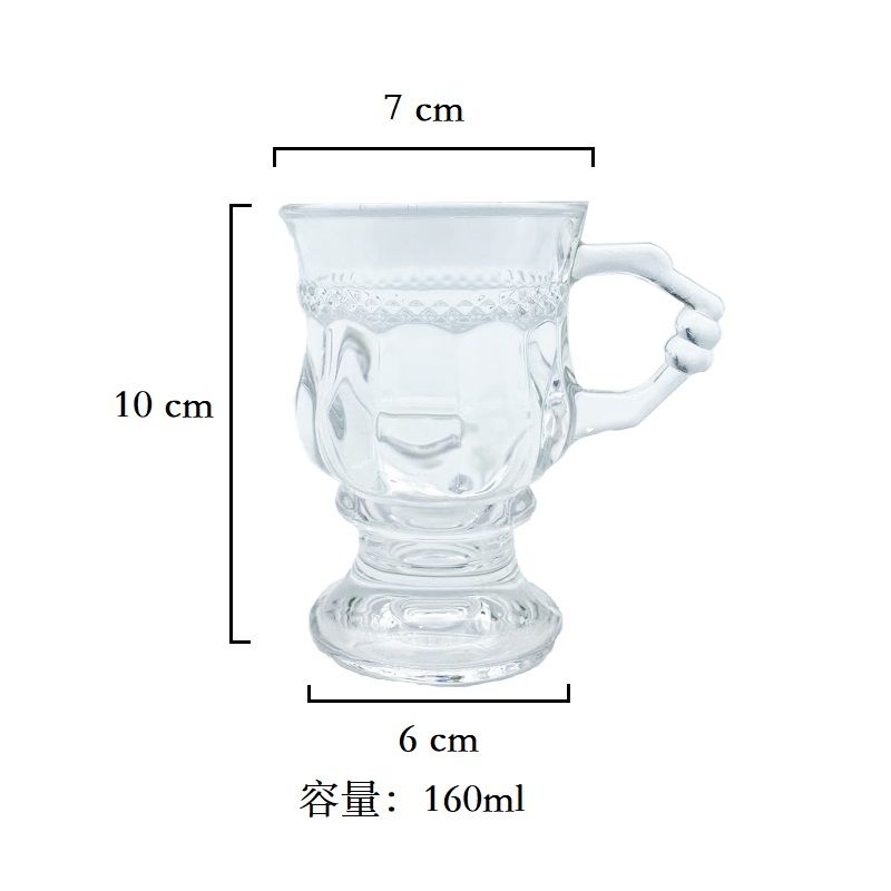 Retro handle highball glass ZB72