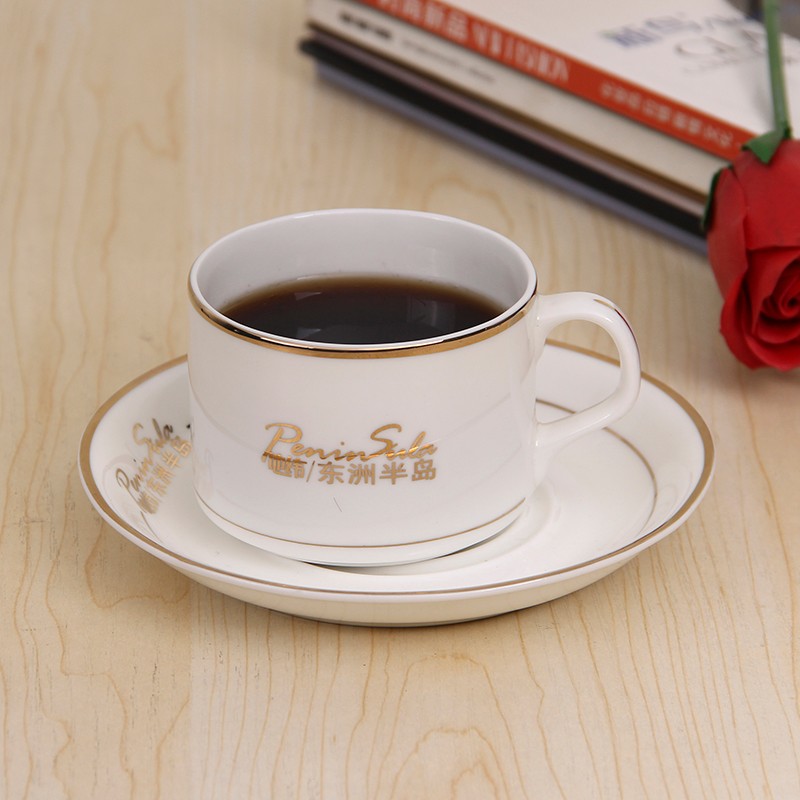 Ceramic cups, bone China coffee cups, saucers, water cups, tea cups, cutlery, customizable logo, Australian style gift cups, and gifts detail image 4