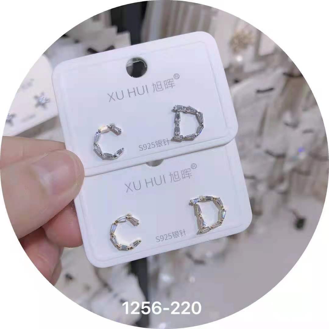 Fashionable exquisite 925 silver needle earrings new earrings A189Fashion Jeremy