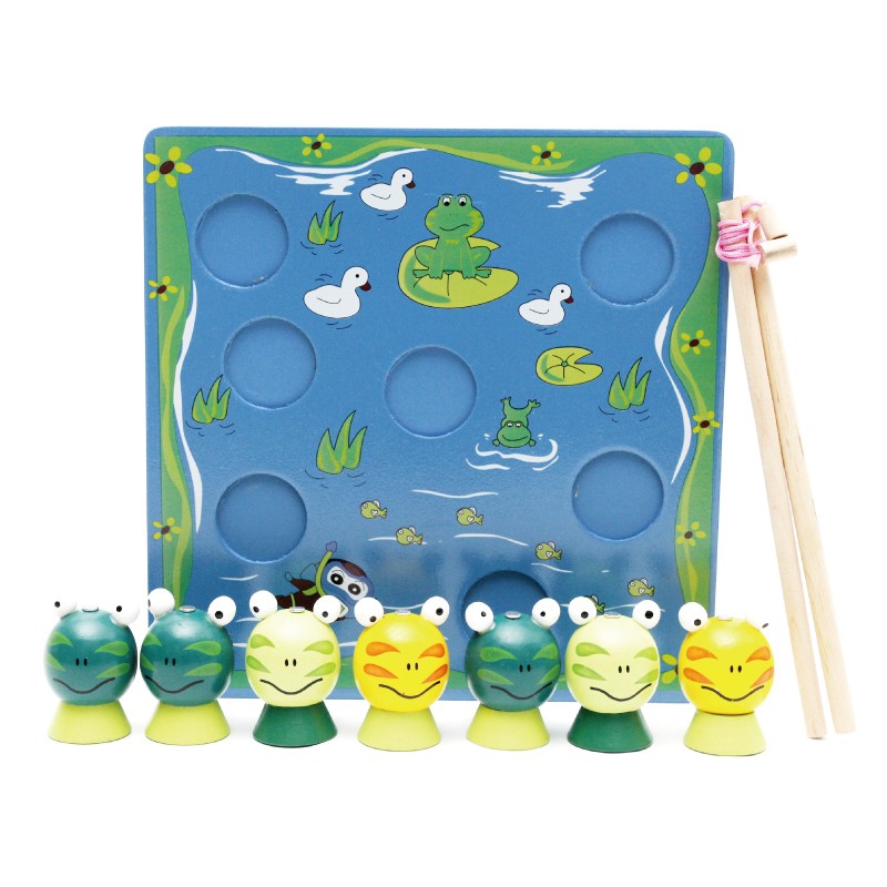 The wooden toy, an educational and fun fishing game, is highly entertaining and colorful. It helps cultivate logical thinking ability. Parent-child games exercise hand-eye coordination. Early education and enlightenment toys accompany your growth detail image 10
