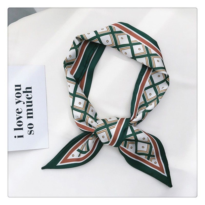 Jane Eyre Silk Scarf Wholesale, pointed-corner autumn and winter ribbon long scarf, women's narrow narrow Korean multi-functional versatile decorative small neckerchief and hair band detail image 7