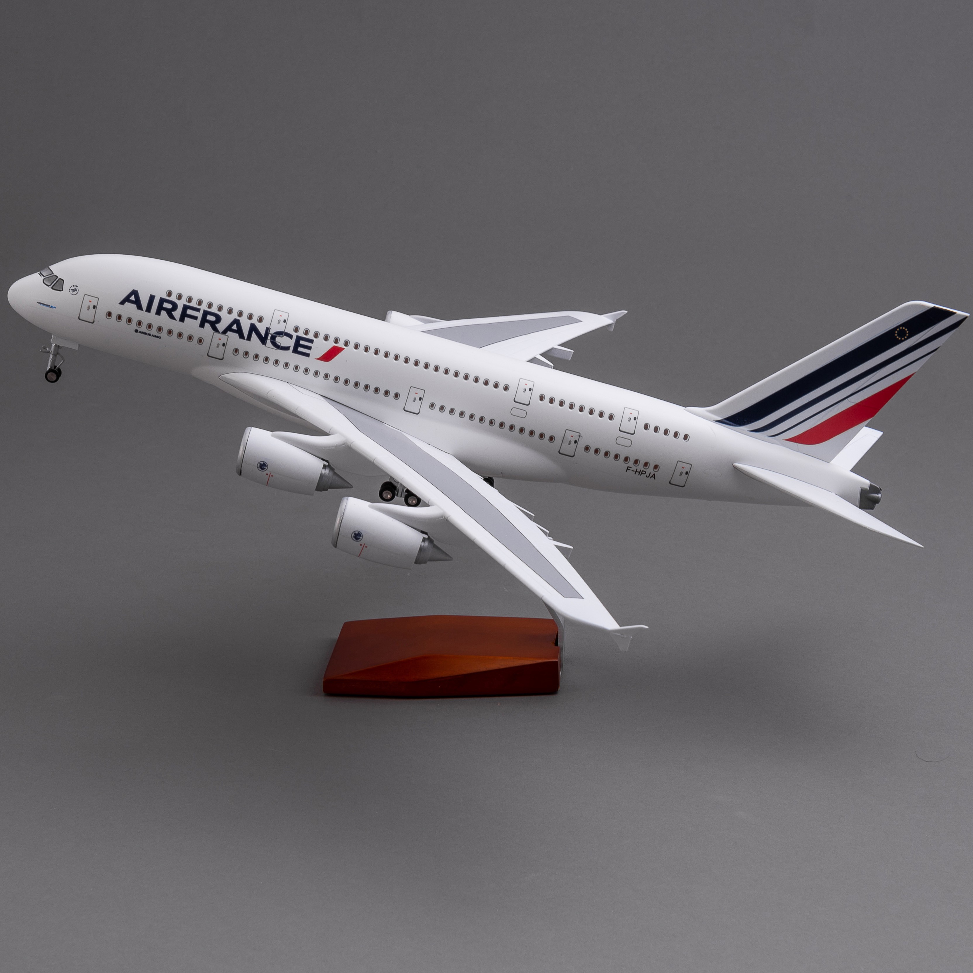 飞机模型（A380法国航空45CM）ABS合成塑脂飞机模型 仿真飞机模型 ABS飞机模型 塑料飞机模型详情1