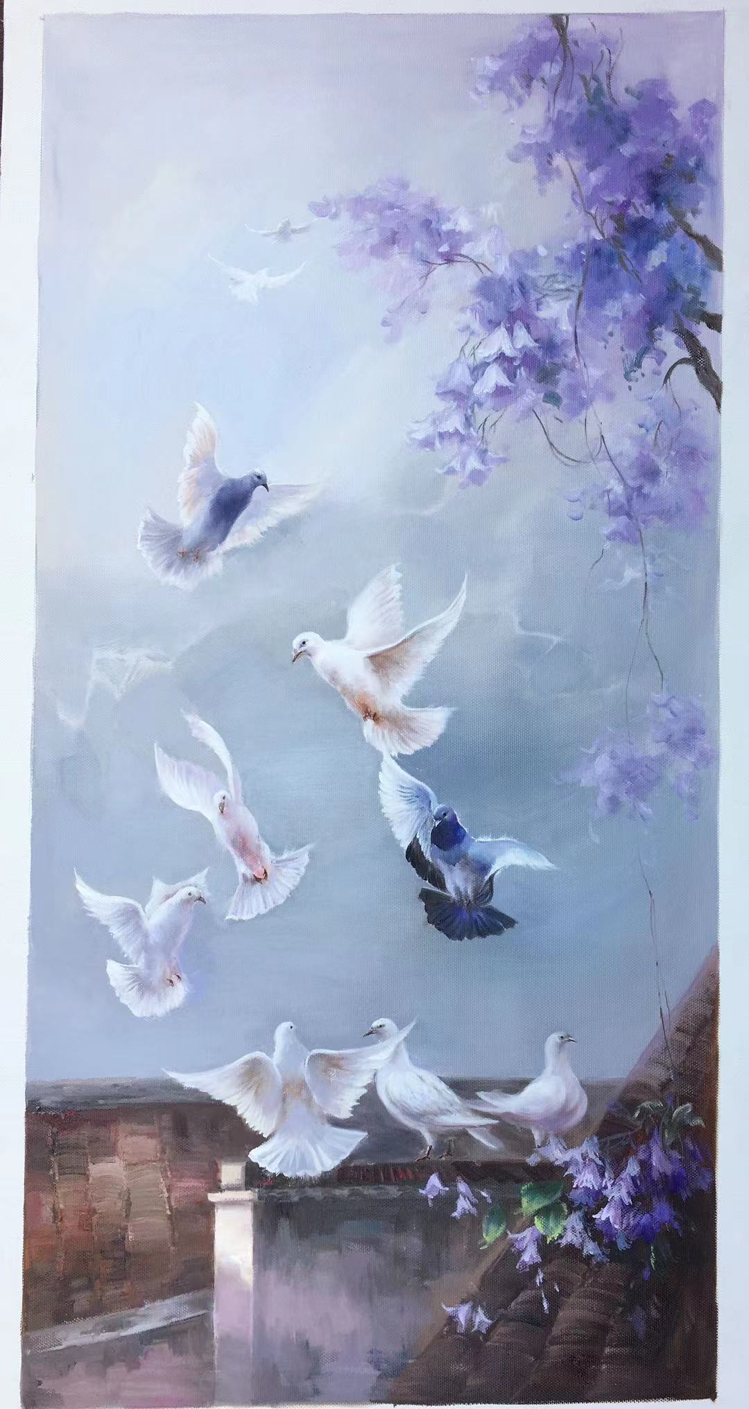 Hand-painted oil painting, hand-painted oil painting, hand-painted oil painting Item Picture