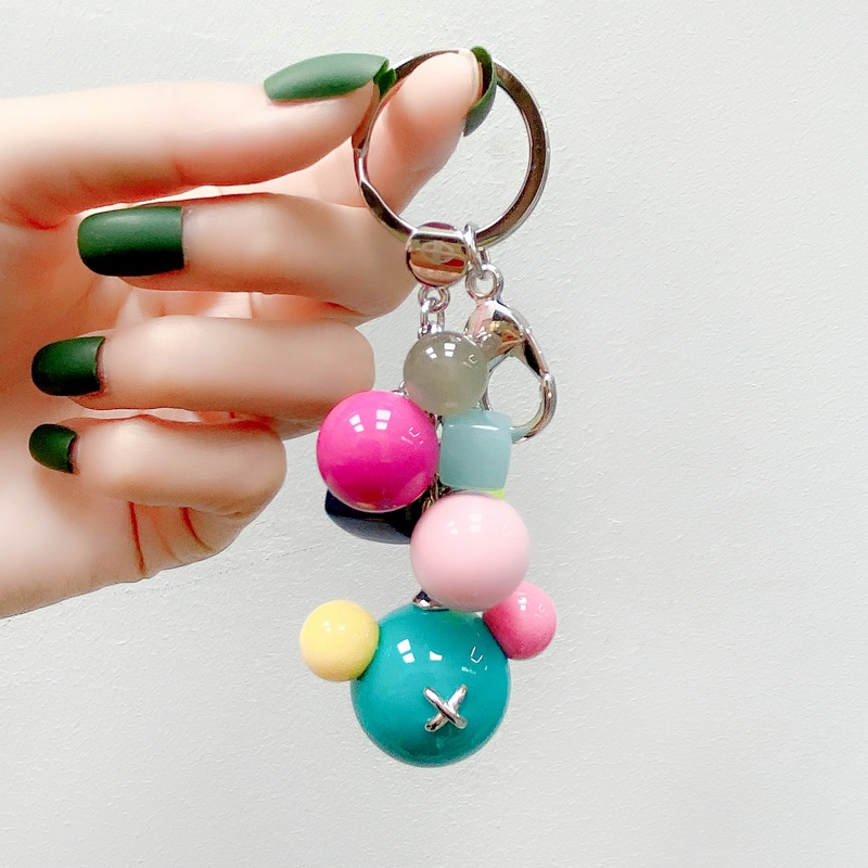 Keychain a series of 3-piece pendants for dual use 34