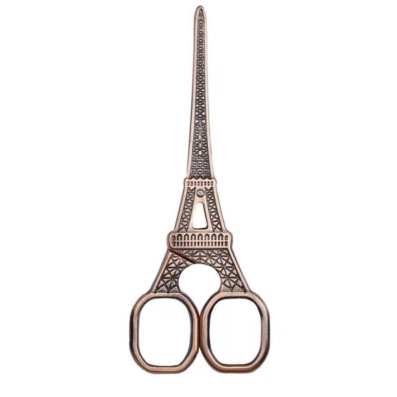 巴黎铁塔剪刀不锈钢复古埃尔非铁塔布艺家用剪刀工具