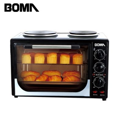 Boma marca 35L hogar multifuncional horno eléctrico hogar con doble horno cabeza fábrica venta directa 3200W