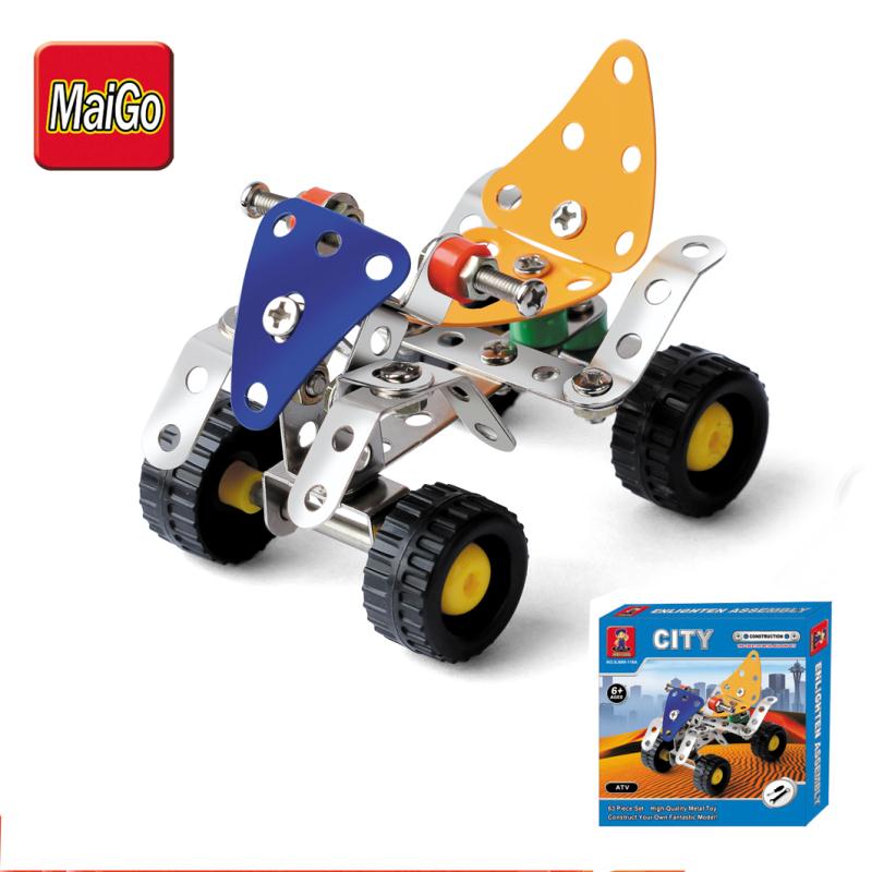 DIY children's educational assembly model metal car toys promotional items and gifts details Picture