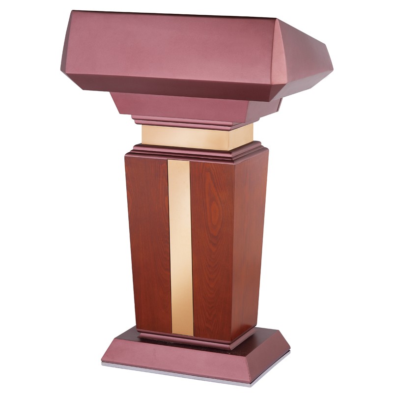 A copper and wood podium pic 6