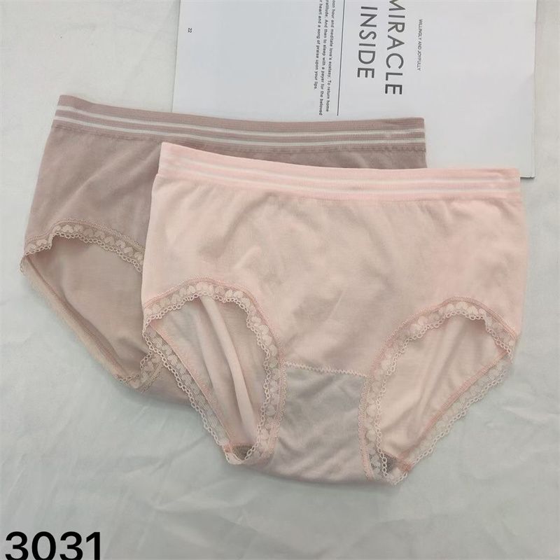 Stylish sweet women's Panties Lace Lace shorts Comfortable seamless mid-rise briefs 49