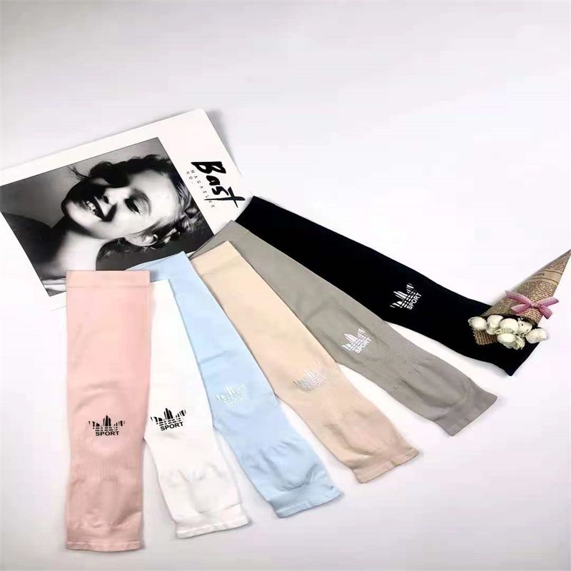 Ice Sleeve Ice Silk Sunscreen Women's Summer Men's Sleeve Uv Ice Silk Arm Protector Arm Sleeve Thin Gloves Driving 33