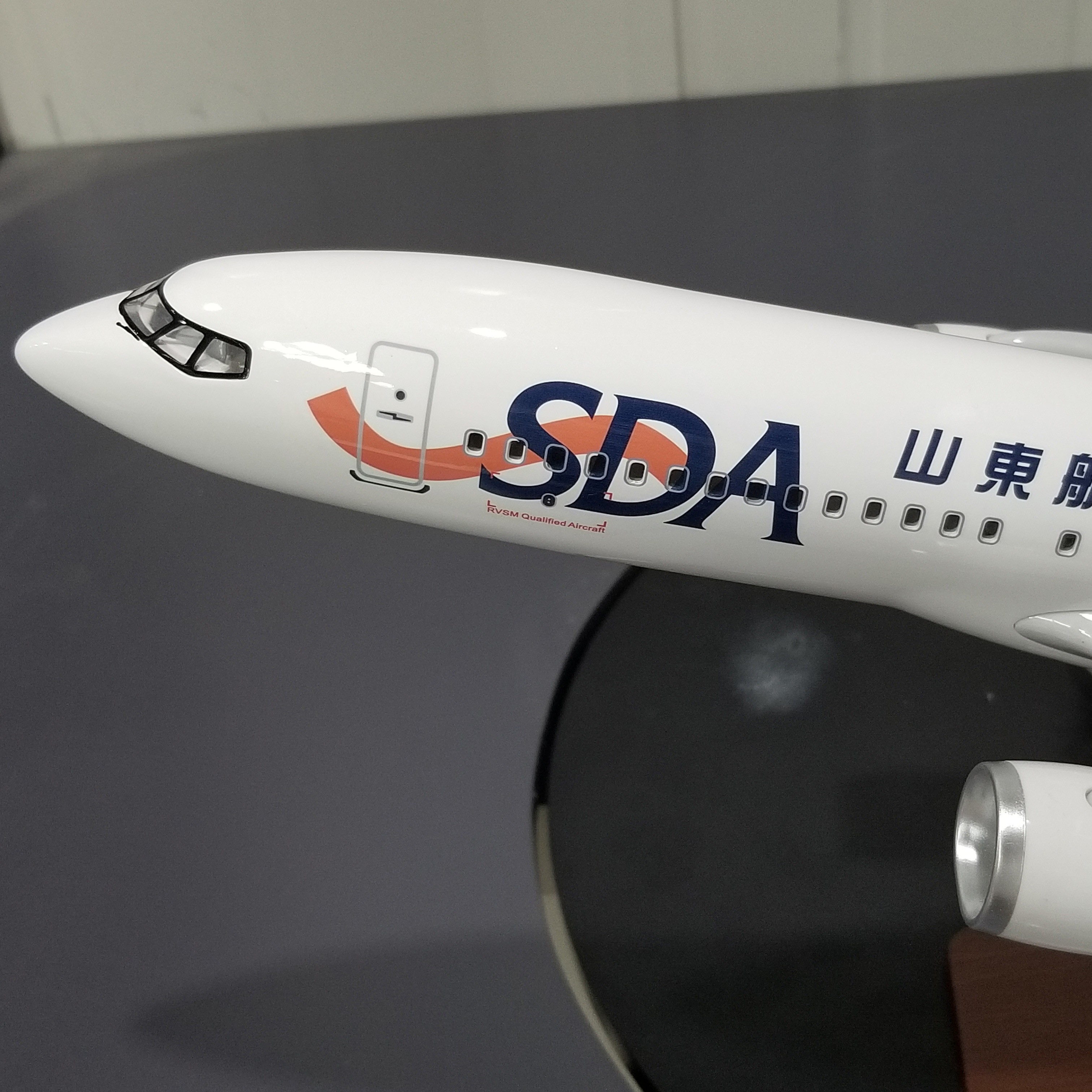 飞机模型（B737-800中国山东航空47CM）ABS合成塑脂飞机模型 仿真飞机模型详情2