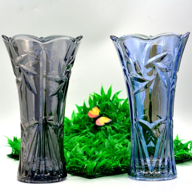 玻璃花瓶/玻璃瓶/花瓶白底实物图
