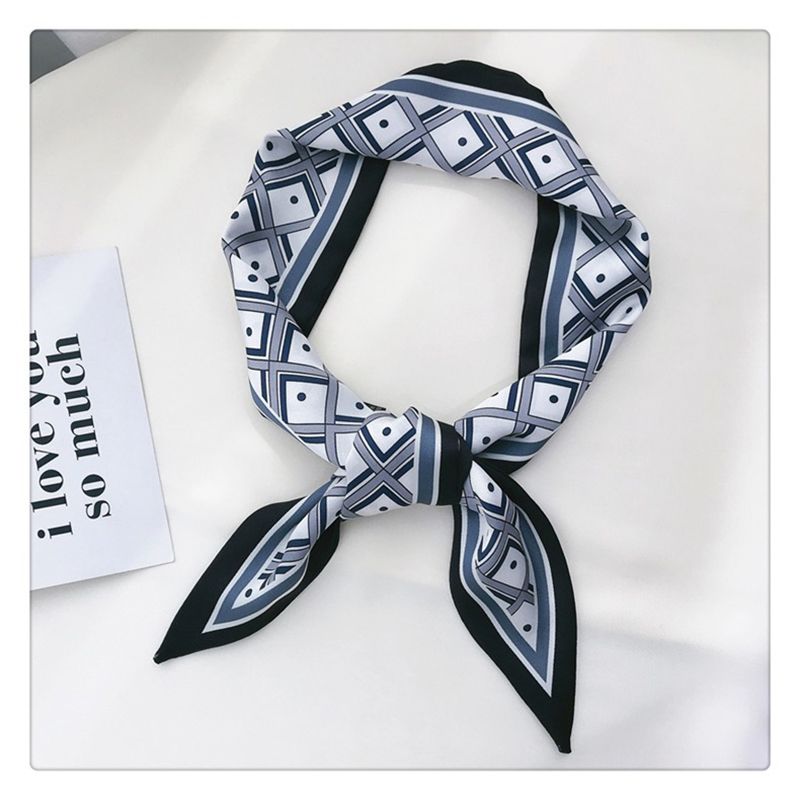 Jane Eyre Silk Scarf Wholesale, pointed-corner autumn and winter ribbon long scarf, women's narrow narrow Korean multi-functional versatile decorative small neckerchief and hair band Item Picture