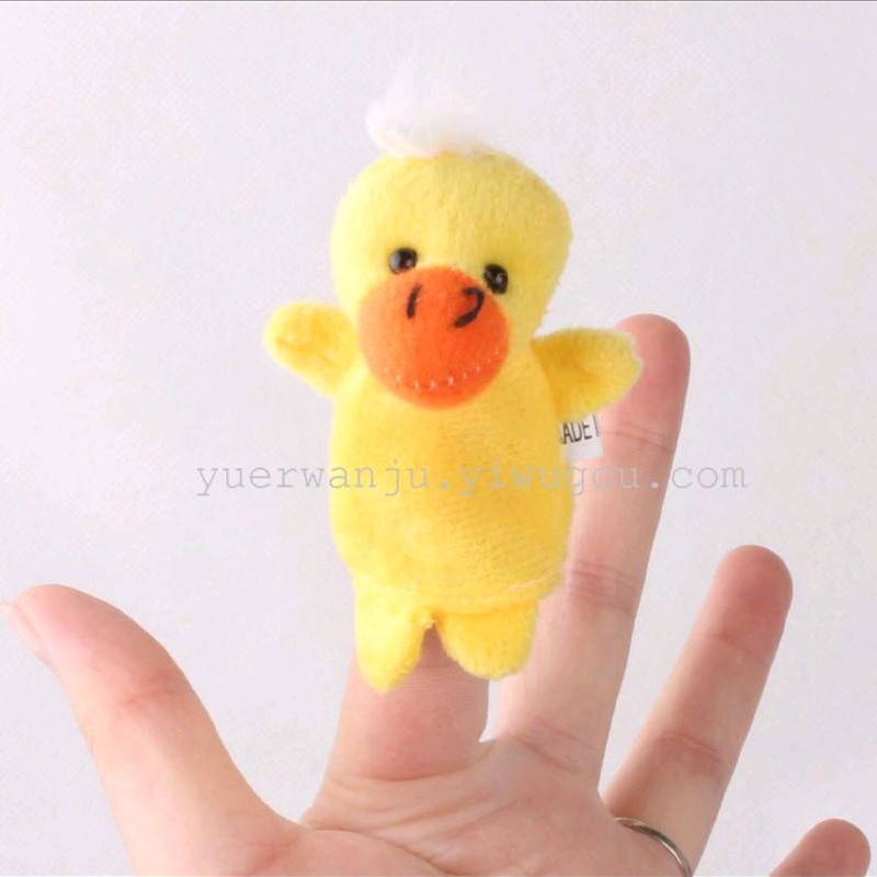 毛绒指偶 动物玩偶10款动物 讲故事玩具详情图4