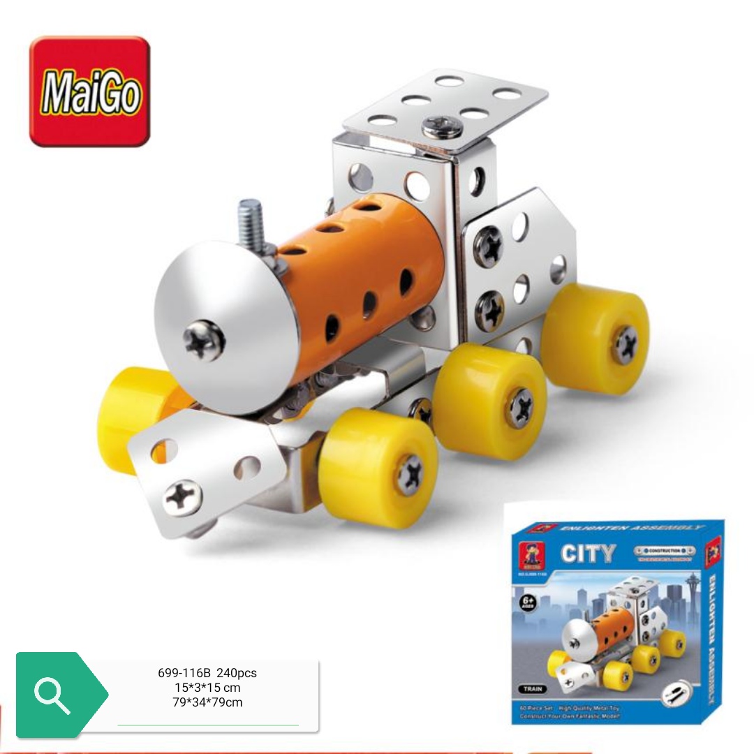 DIY children's educational assembly model metal car toys promotional items and gifts