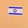 14*21以色列8号手摇旗带杆子外国世界旗图