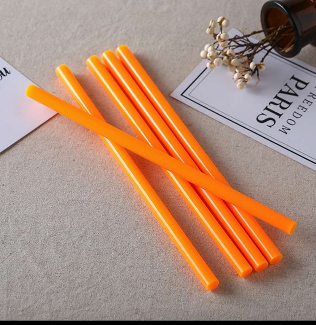 古德立彩色胶棒热熔胶棒7*180mm10根包装白底实物图