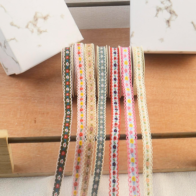 2 Korean yarn cm check with thread with DIY making 1 cm 3 ribbon special lace polyester thread grey bright red printing English alphabet printing five-pointed star screen printing Heat transfer digital printing ry