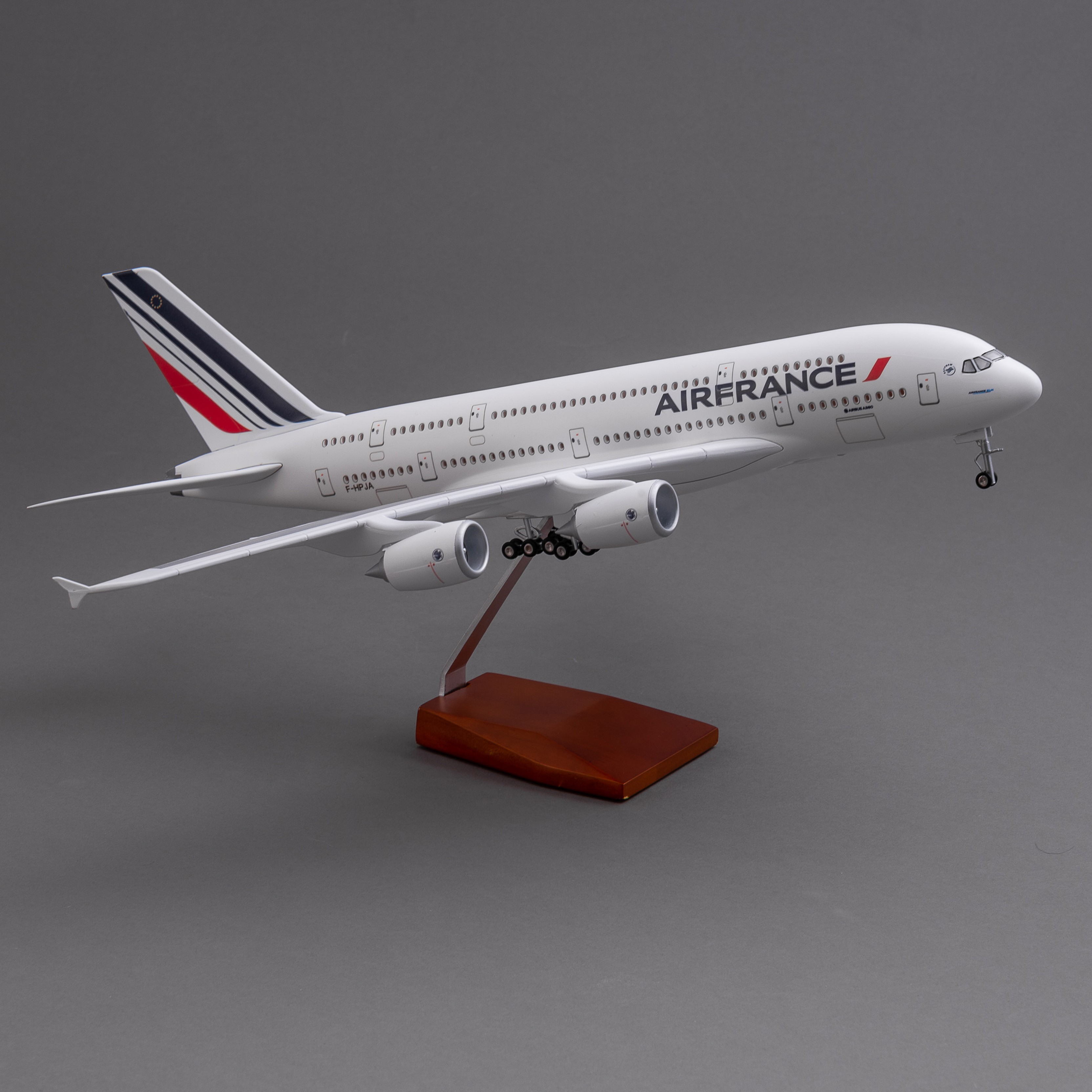 飞机模型（A380法国航空45CM）ABS合成塑脂飞机模型 仿真飞机模型 ABS飞机模型 塑料飞机模型详情3